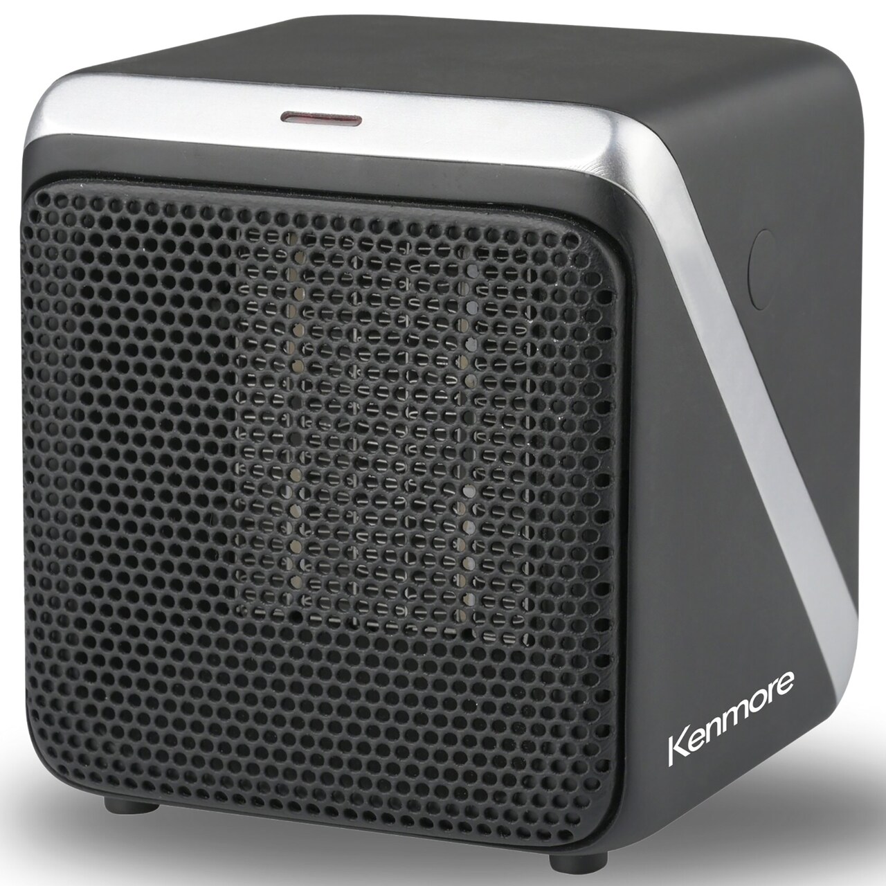 Kenmore: Personal Cube Space Heater - 5" Black, Portable Mini Electric Desk Heater, Tip-Over Protection, One-Touch Controls, 500-Watt, Office-Bedroom